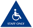 Staff Only Men Sign