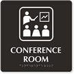 Conference Room TactileTouch Braille Sign