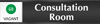 Consultation Room - Go/Stop Slider Sign
