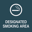 Designated Smoking Area, with Graphic