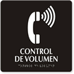 Control de Volumen Sign