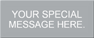Control Panel Nameplate, 1 in. x 2.5 in.