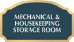 Florence Common Room Sign, 6.875 in. x 11.875 in.