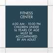 Custom Nexus 8-Line Common Room Sign