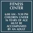 Custom Square Common Room Sign