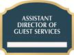 Florence Suite/Dept. ID Sign - 1 Slot, 8.875 in. x 11.875 in.