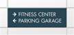 Custom Nexus 2-Line Directional Sign