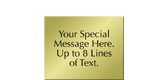 Custom Engraved Brass Sign, Text Upto 8 Lines