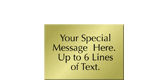 Custom Engraved Brass Sign, Text Upto 7 Lines
