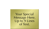 Custom Engraved Brass Sign, Text Upto 9 Lines