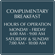 Custom General Information Sign with Border
