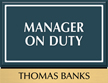 Custom Manager On Duty Sign