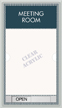 Optik Meeting Room Sign, 18 in. x 10.375 in.