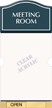 Santera HT Meeting Room Sign w/Border, 17.625 in. x 8.5 in.