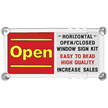 Custom Open/Closed Message Board - Horizontal