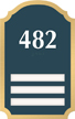 Florence Room Number Sign - 3 Slot, 9.875 in. x 6.25 in.