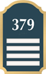 Florence Room Number Sign - 4 Slot, 9.875 in. x 6.25 in.