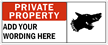 PRIVATE PROPERTY Sign