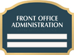 Florence Suite/Dept. ID Sign - 2 Slot, 8.875 in. x 11.875 in.