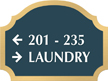 Florence Directional Sign, 5.875 in. x 7.875 in.