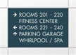 Custom Nexus 5-Line Directional Sign