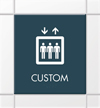 Custom 1 Line Sign with Symbol