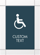 Custom 2 Line Sign with Symbol