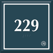 Personalized Room Number Sign with No Smoking Symbol