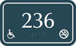 Custom Room Number Sign with Symbol