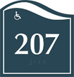 Room Number Sign