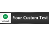 Custom Slider Sign - Stop/Go