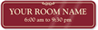 Personalized Your Room Name Sign
