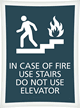In Case of Fire Sign
