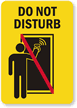 Do Not Disturb Sign with Graphic