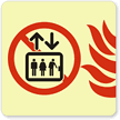 Do Not Use Elevator in Fire Sign