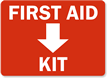 First Aid Kit Sign