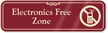Electronics Free Zone Sign