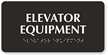 Elevator Equipment Tactile Touch Braille Sign