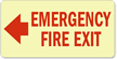 Emergency Fire Exit Sign