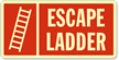 Escape Ladder Sign