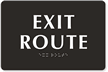 Exit Route Sign