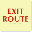 Exit Route Sign