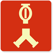 Fire Department Automatic Sprinkler Connection, Siamese Sign