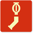 GlowSmart™ Fire Department Automatic Sprinkler Connection Sign