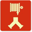 GlowSmart™ Fire Department Standpipe Connection Sign