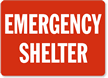 Emergency Shelter Sign