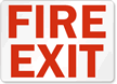 Fire Exit Sign