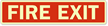 Fire Exit Sign