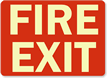 Fire Exit Sign
