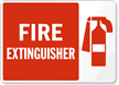 Fire Extinguisher Sign